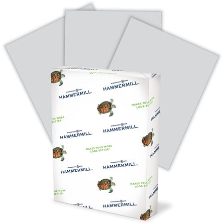Hammermill Colors Gray Copy Paper - 20 lb - Letter Size - 500 Sheets - 10 Carton - & Printer