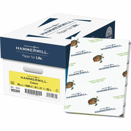 Hammermill Colors Recycled Copy Paper: Canary 20 lb Letter Size - & Printer Paper
