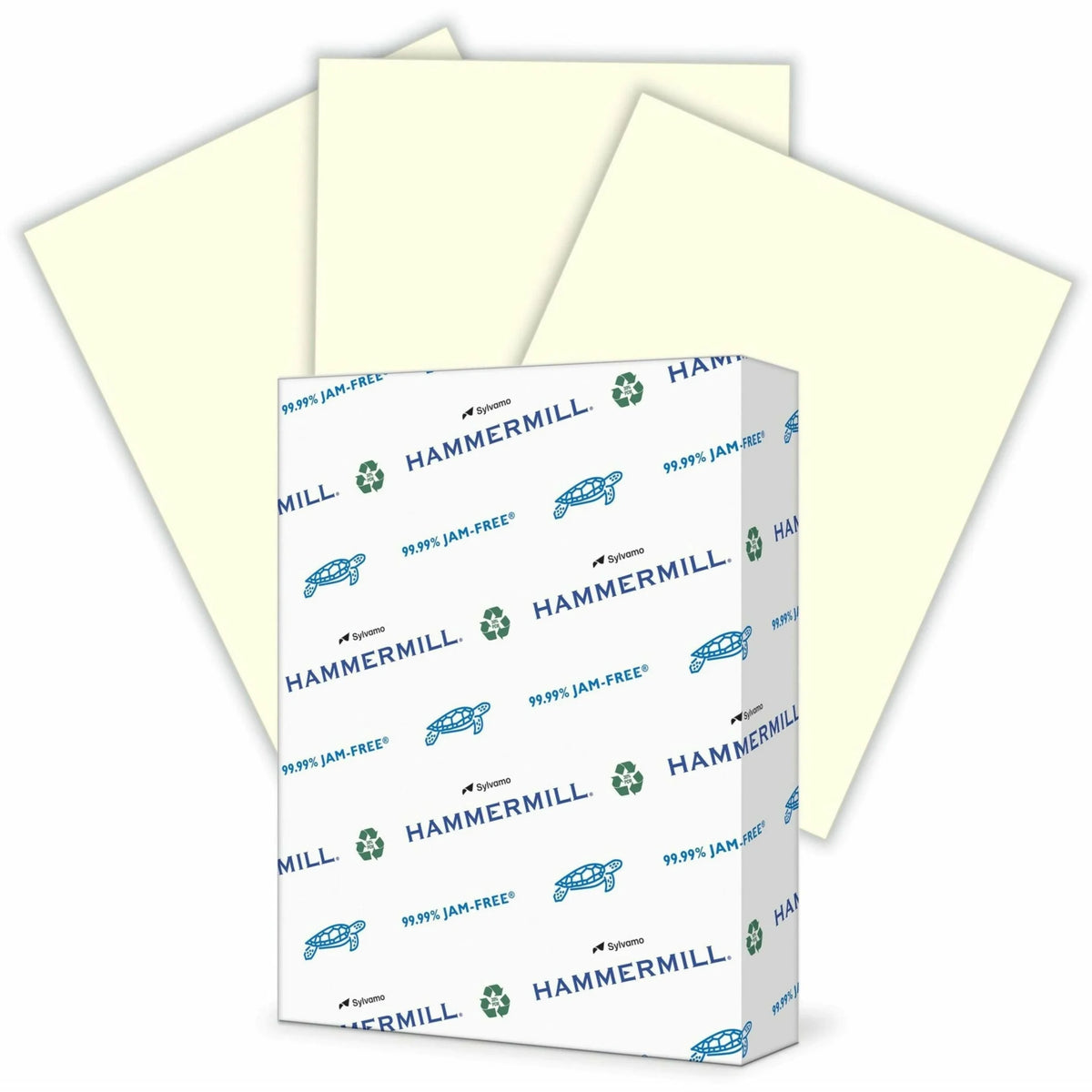 Hammermill Colors Recycled Copy Paper: Cream Letter Size 20 lb - Sustainable Archival-Safe Jam-Free - & Printer Paper