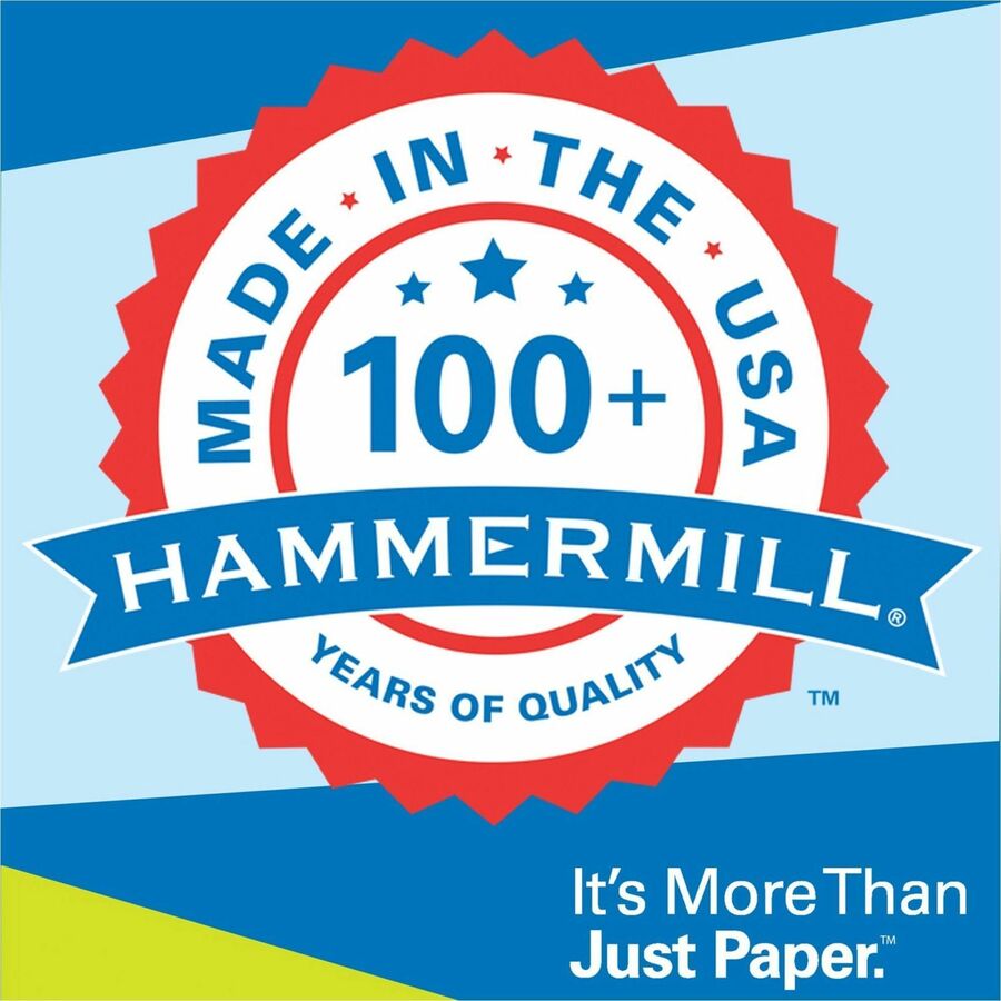 Hammermill Colors Recycled Copy Paper - Gray - Letter - 8 1/2’’ x 11’’ - 20 lb Basis Weight - Smooth - & Printer