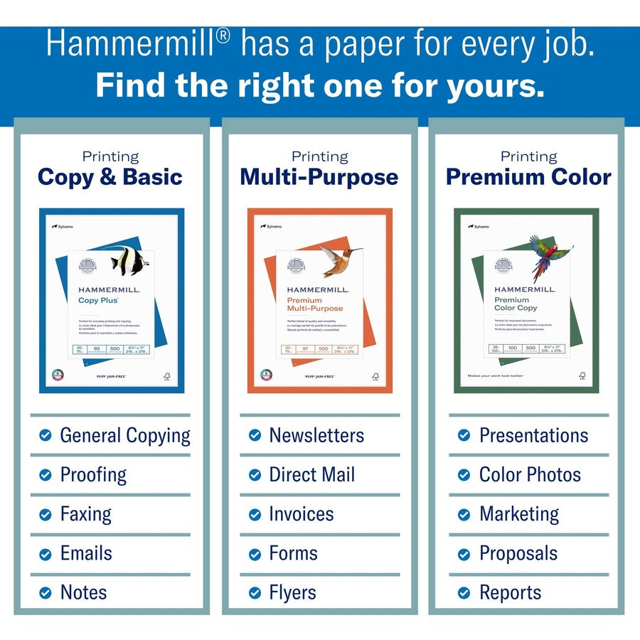 Hammermill Copy Plus Paper - White - Alternate-Image3