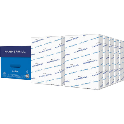 Hammermill Copy Plus Paper: White A4 20 lb - Jam-free Acid-free - 500 Sheets x 10 Carton - & Printer Paper