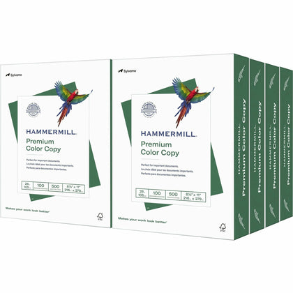 Hammermill Premium Color Copy Paper: 100 Brightness 28 lb 500 Sheets - 8 1/2’’ x 11’’ - & Printer Paper