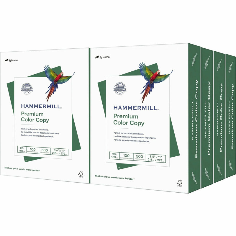 Hammermill Premium Color Copy Paper: 100 Brightness 28 lb 500 Sheets - 8 1/2’’ x 11’’ - & Printer Paper