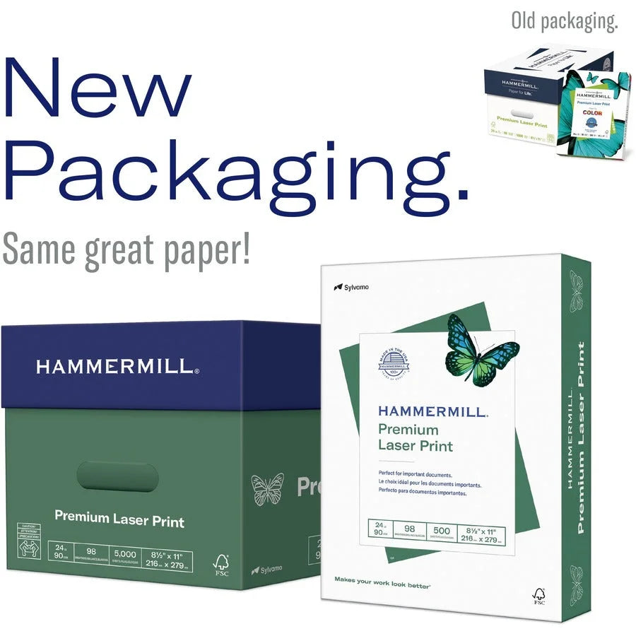 Hammermill Premium Laser Print Paper: Ultra Smooth 24 lb Legal Paper - Copy & Printer