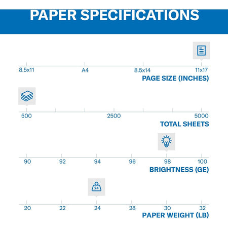 Hammermill Premium Laser Print Paper - White - Alternate-Image2