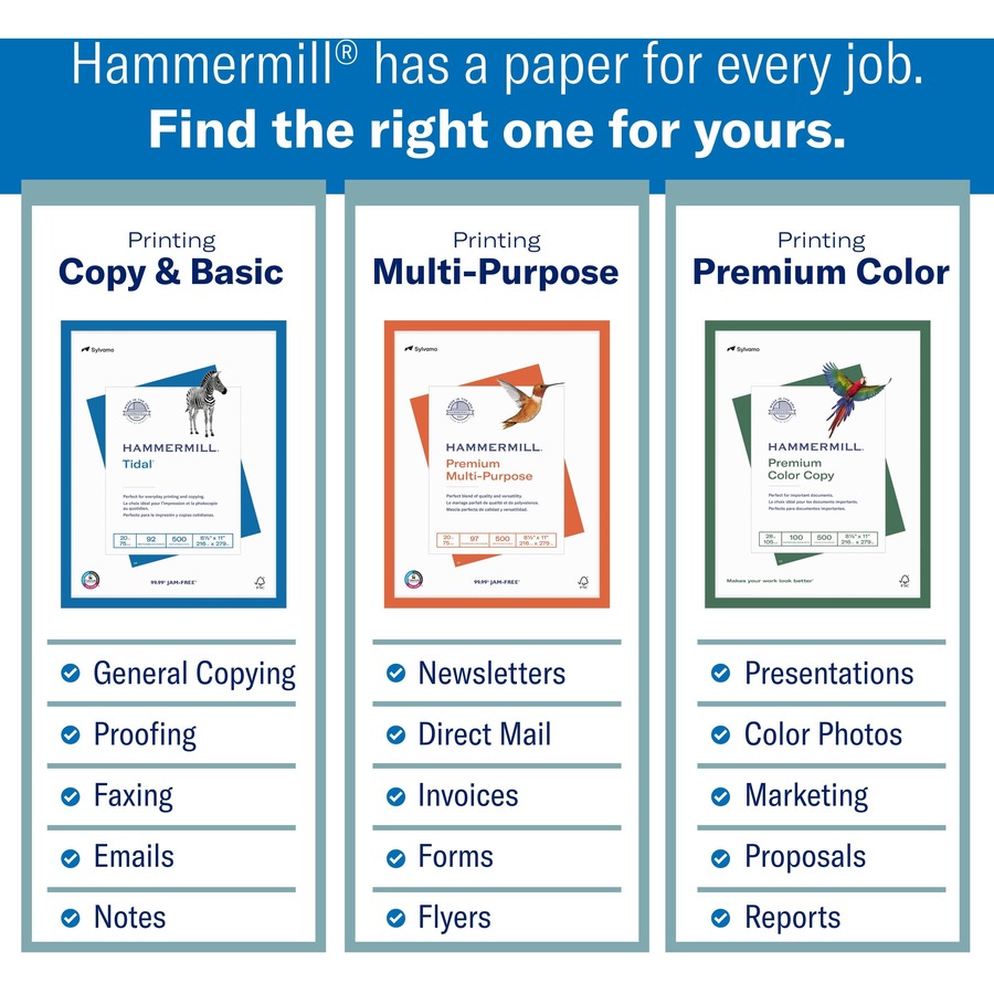 Hammermill Tidal Express Pack Copy Paper - White - Alternate-Image3