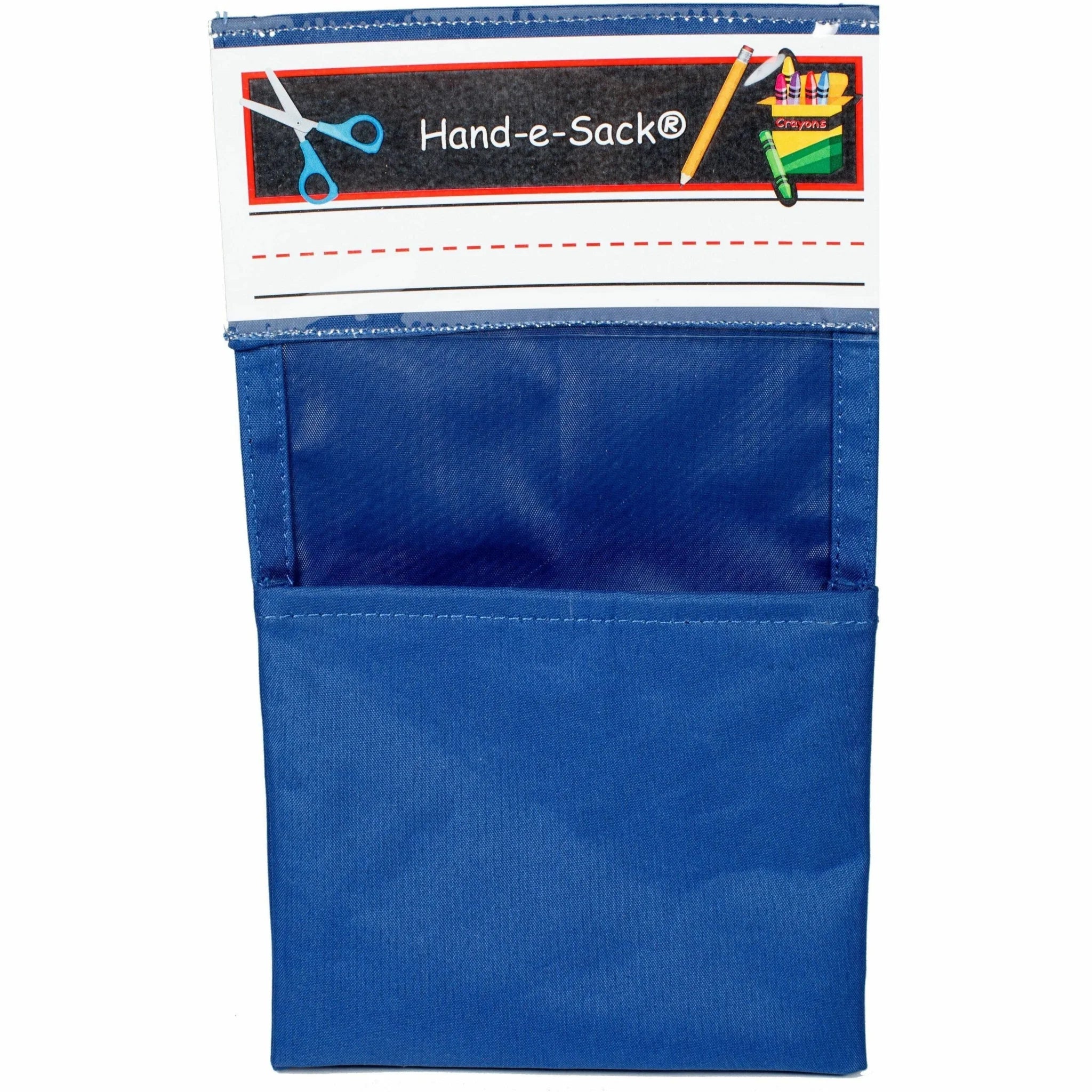 Hand-e-Sack Storage Pouches: Desk Organizer - Tear Resistant - Blue - Pouches
