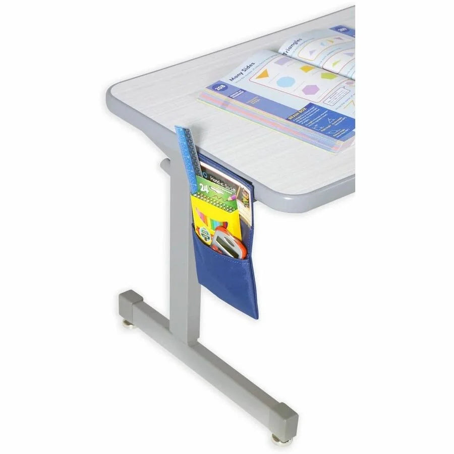 Hand-e-Sack Storage Pouches: Interlockable Desk - Blue - 25/Carton - Pouches