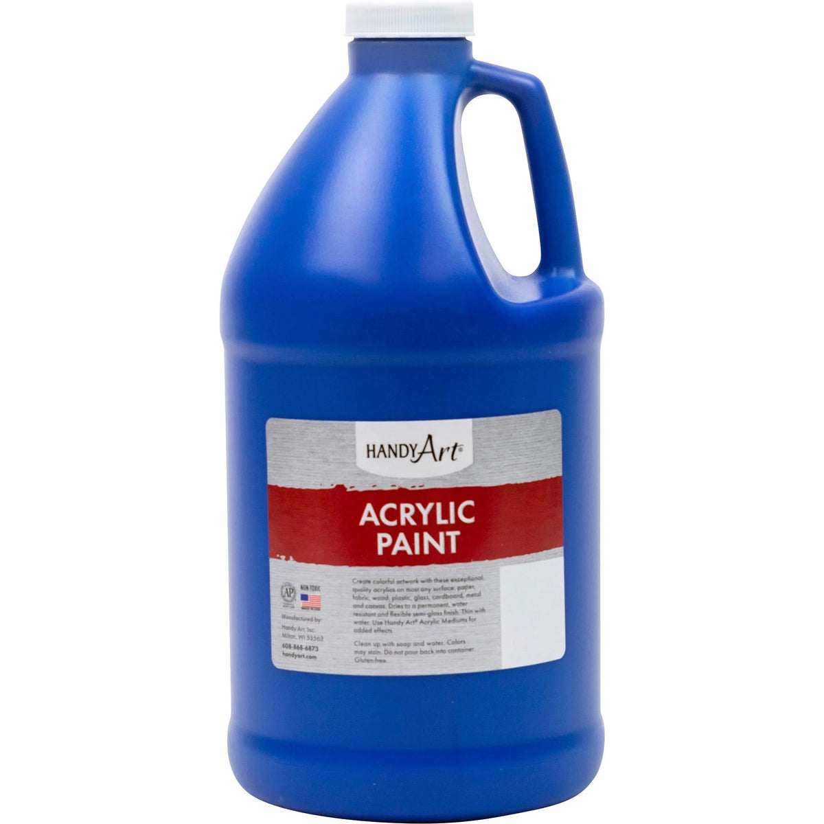 Handy Art Acrylic Paint: Phthalo Blue - 2 Quart Washable - 1 Each - Paint