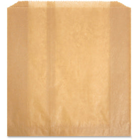 Health Gards Receptacle Liners: 10x9.25x3.25 Brown Paper/Wax - 250/Carton - Trash Bags & Liners