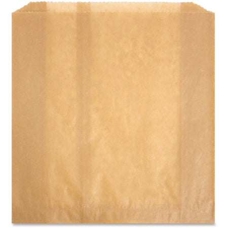 Health Gards Receptacle Liners: 10x9.25x3.25 Brown Paper/Wax - 250/Carton - Trash Bags & Liners