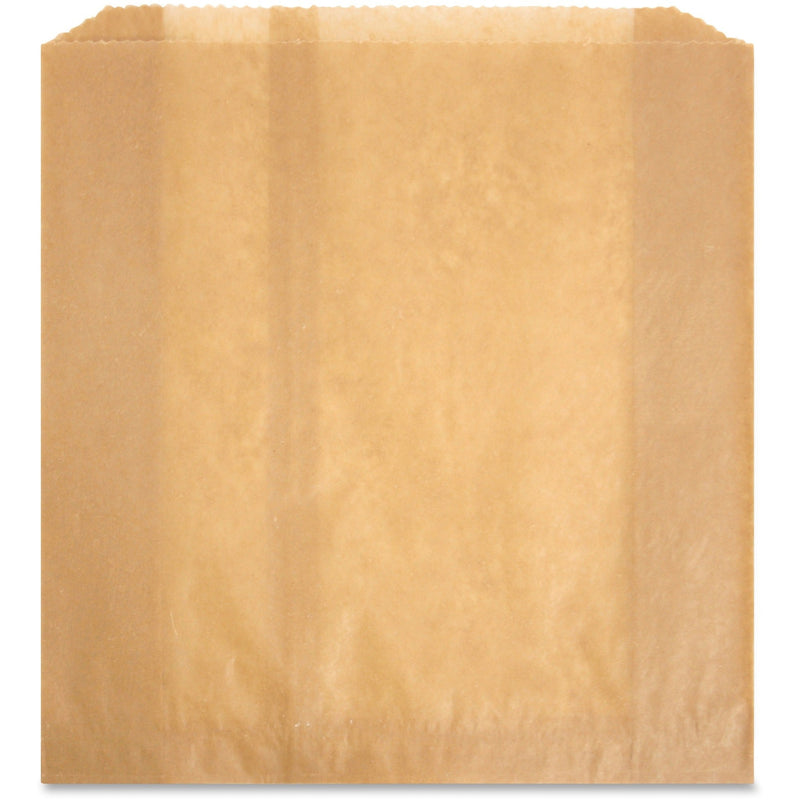 Health Gards Receptacle Liners: 10x9.25x3.25 Brown Paper/Wax - 250/Carton - Trash Bags & Liners