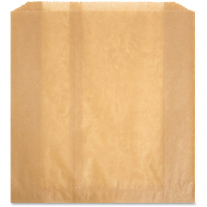Health Gards Receptacle Liners: 10x9.25x3.25 Brown Paper/Wax - 250/Carton - Trash Bags & Liners