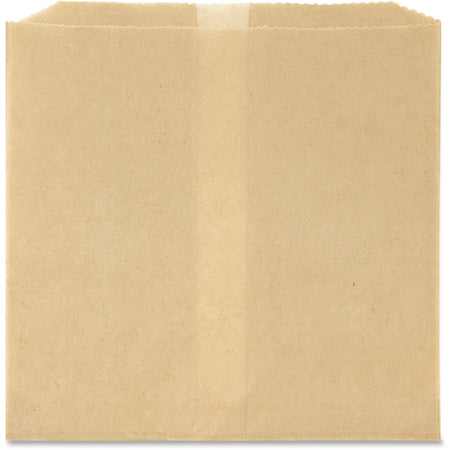 Health Gards Receptacle Liners: Brown Paper/Wax 8.50’’ x 8’’ 7’’ 500/Carton - Trash Bags & Liners
