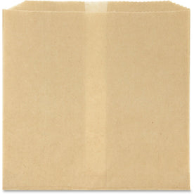 Health Gards Receptacle Liners: Brown Paper/Wax 8.50’’ x 8’’ 7’’ 500/Carton - Trash Bags & Liners