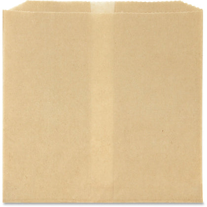 Health Gards Receptacle Liners: Brown Paper/Wax 8.50’’ x 8’’ 7’’ 500/Carton - Trash Bags & Liners