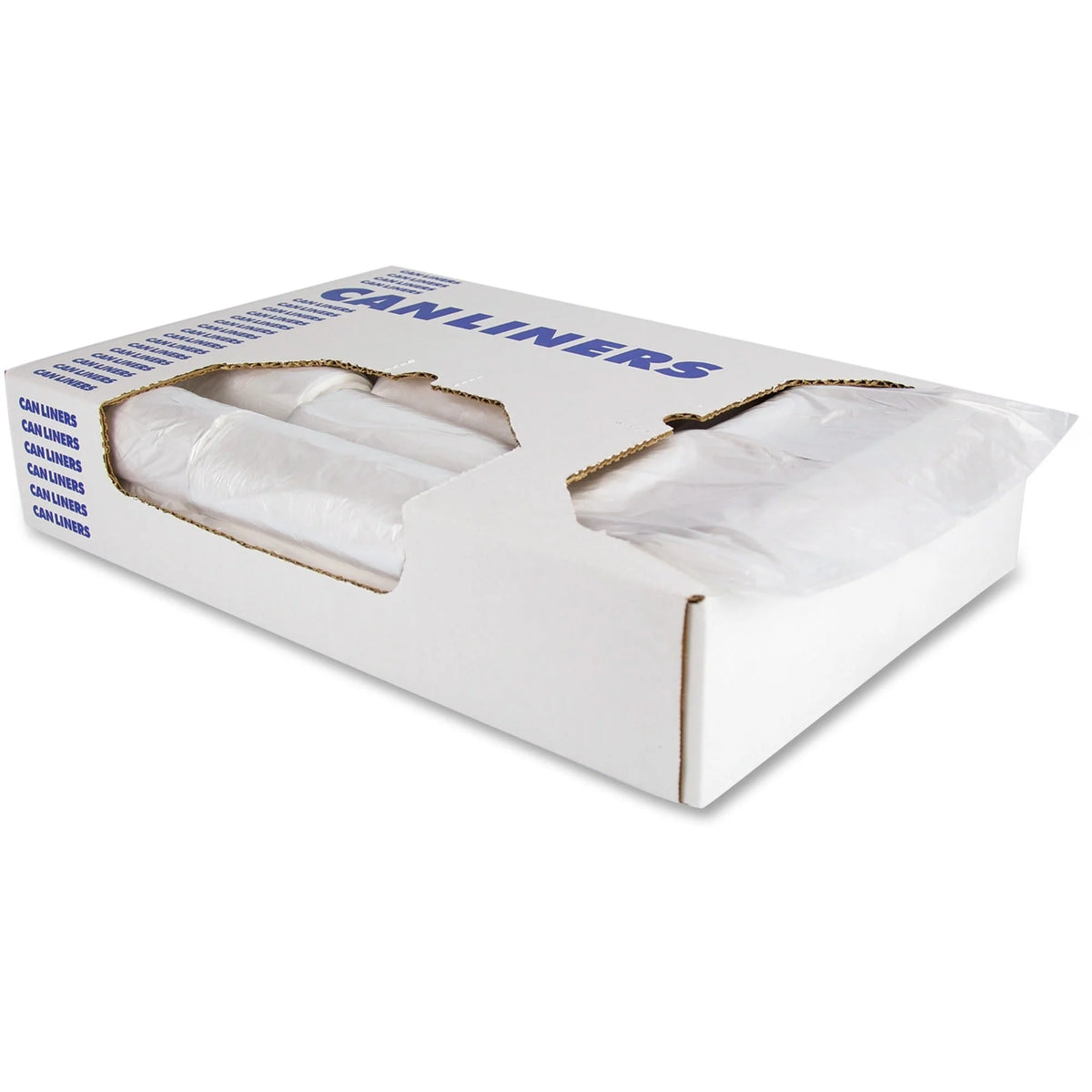Heritage 16 gal Trash Bags: 31’’x24’’ 0.24 mil HDPE - Natural - 1000/Carton - Bags & Liners