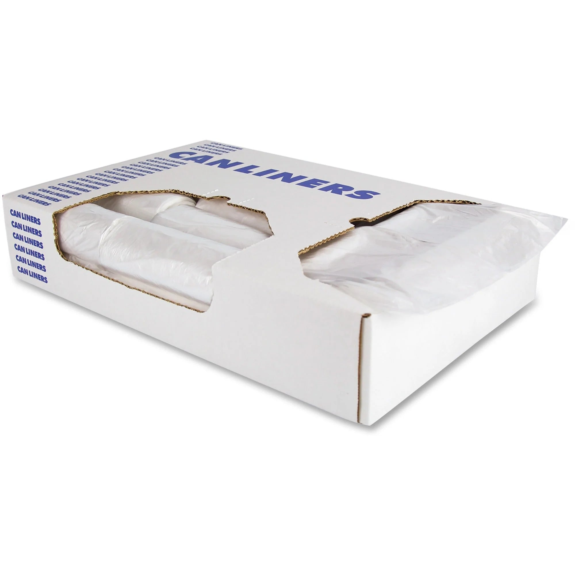 Heritage 16 gal Trash Bags: 31’’x24’’ 0.24 mil HDPE - Natural - 1000/Carton - Bags & Liners