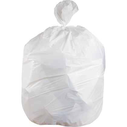 Heritage 16 Gallon Can Liners - Extra Heavy Duty - 0.50 mil Thickness - White - 500/Carton - Trash Bags &