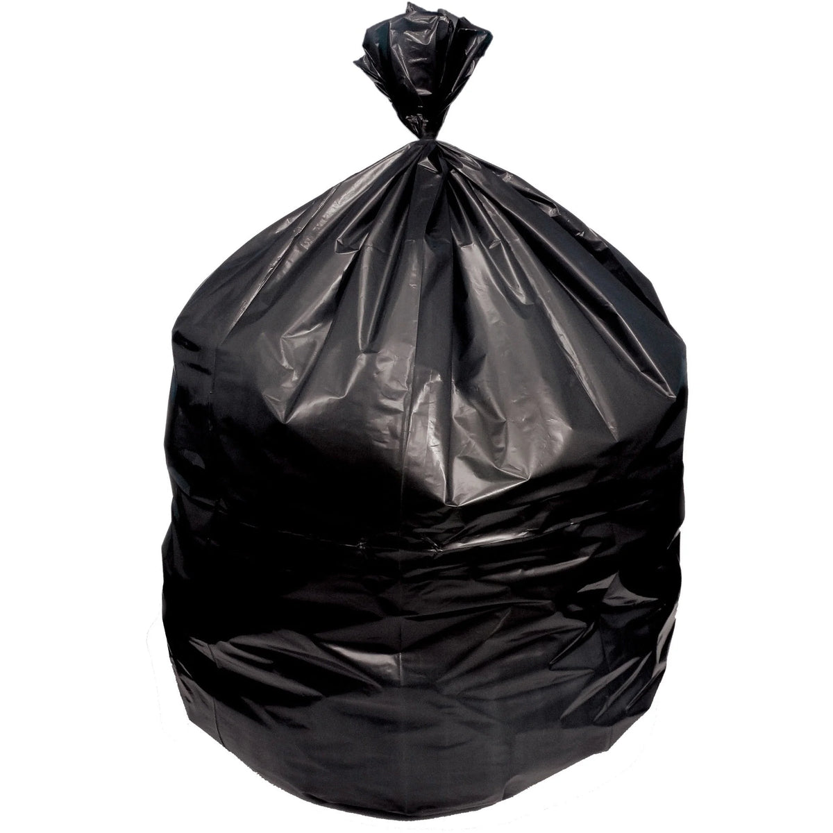 Heritage 60 gal Trash Bags: 58’’x38’’ 0.90 mil Black - LLDPE - Garbage Can - Bags & Liners