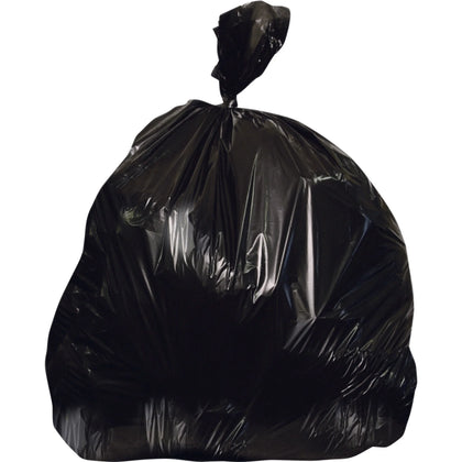 Heritage Black Linear Low Density Can Liners - 16 gal Capacity - 32’’ x 24’’ - 0.70 mil - 500/Carton - Trash Bags &
