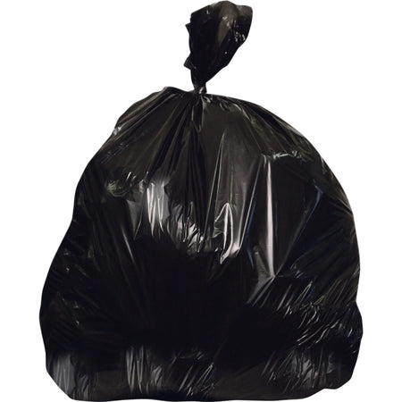 Heritage Black Linear Low Density Can Liners - 30 gal Capacity - 250/Carton - Trash Bags &