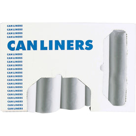 Heritage High Density Coreless Can Liner - 37x30 0.31 mil - Natural Polyethylene - 25/Roll - Trash Bags & Liners