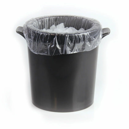 Heritage Ice Bucket Liners: 13’’ High-Density HDPE Can Liners - Trash Bags &