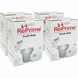 Heritage RePrime AccuFit 44-gal Can Liners - Clear 50/Box - Trash Bags &