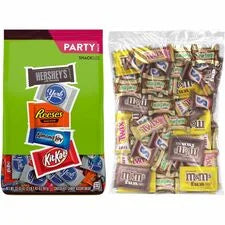 Hershey Chocolate Assortment: Nougat Caramel Peanut Butter Milk & Dark Mint - Sweets