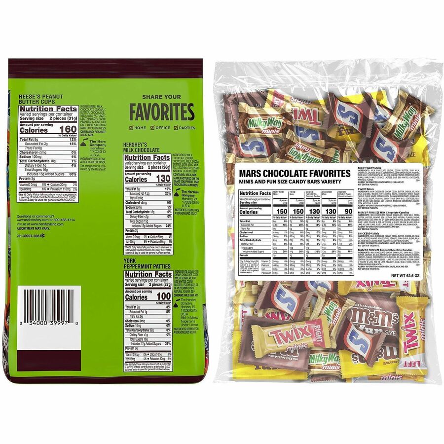Hershey Chocolate Assortment - Alternate-Image1