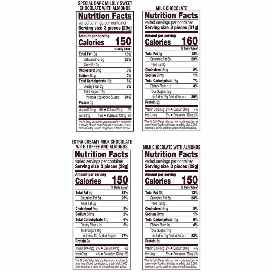 Hershey Nuggets Chocolates - Bottom