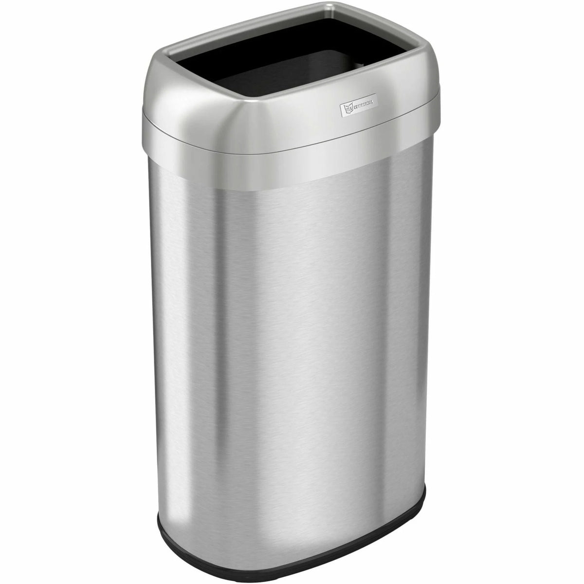 HLS 16 gal Stainless Steel Trash Can - Heavy Duty Fingerprint Resistant - 28.5’’ Height x 11.5’’ Width - Waste