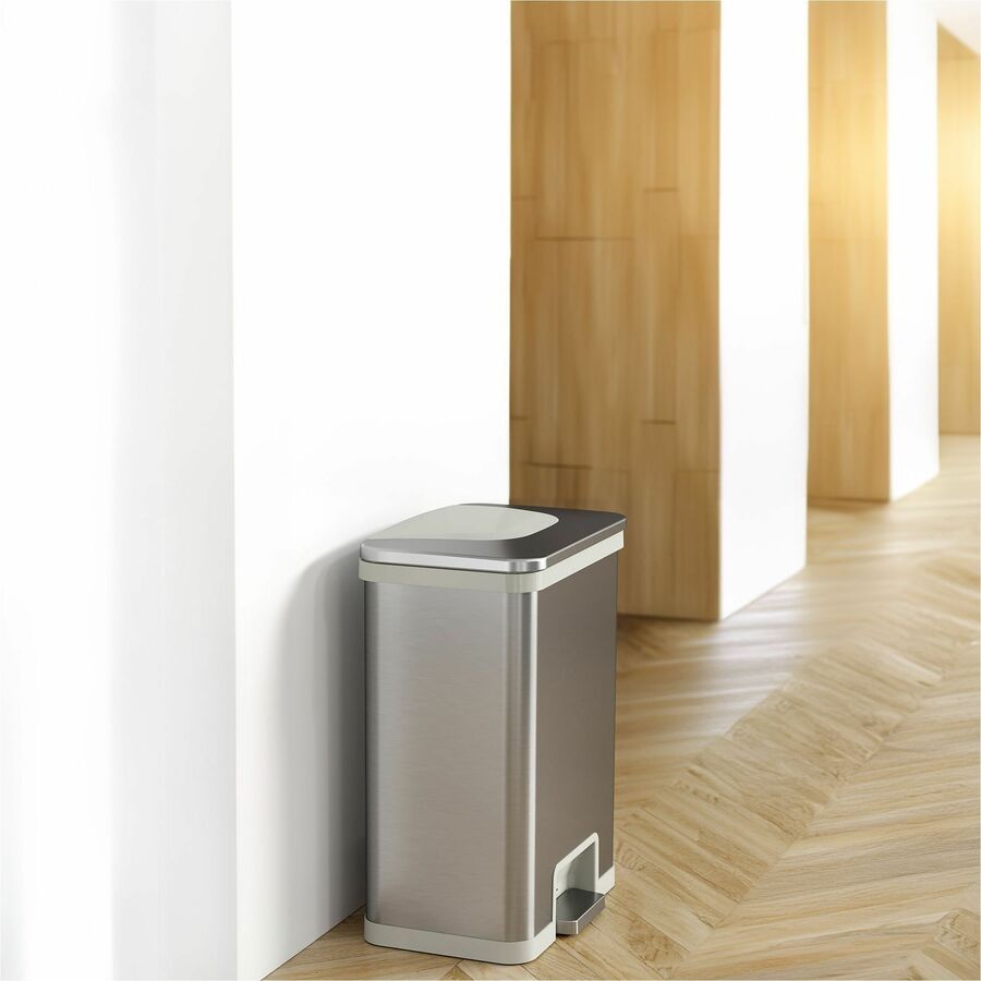 HLS Commercial 13-Gallon Pedal-Sensor Trash Can - Alternate-Image2