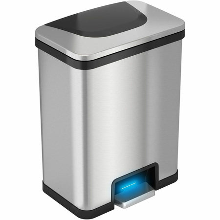 HLS Commercial 13-Gallon Pedal-Sensor Trash Can - 2000