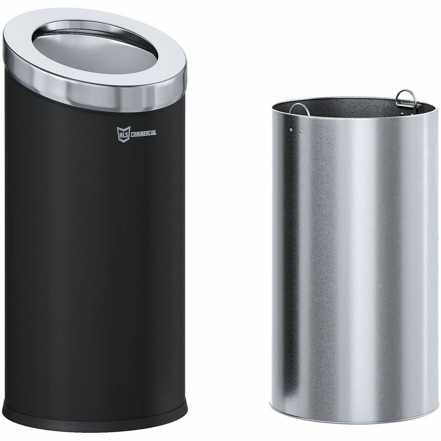 HLS Commercial 15-Gallon Round Open Top Trash Can - Alternate-Image2