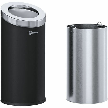 HLS Commercial 15-Gallon Round Open Top Trash Can - Alternate-Image2