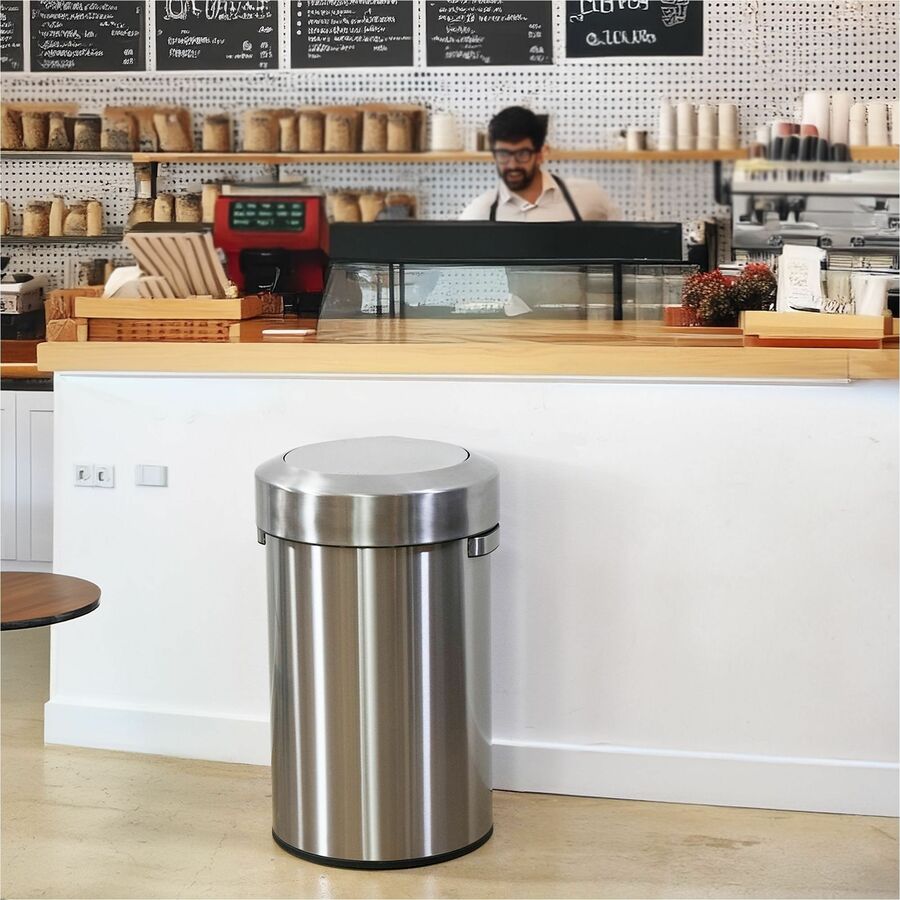 HLS Commercial 17 Gallon Stainless Steel Swing Top - Alternate-Image3