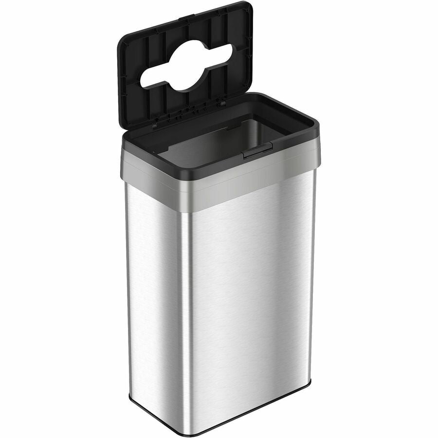 HLS Commercial 21-Gallon Rectangular Open Trash Can - Alternate-Image3