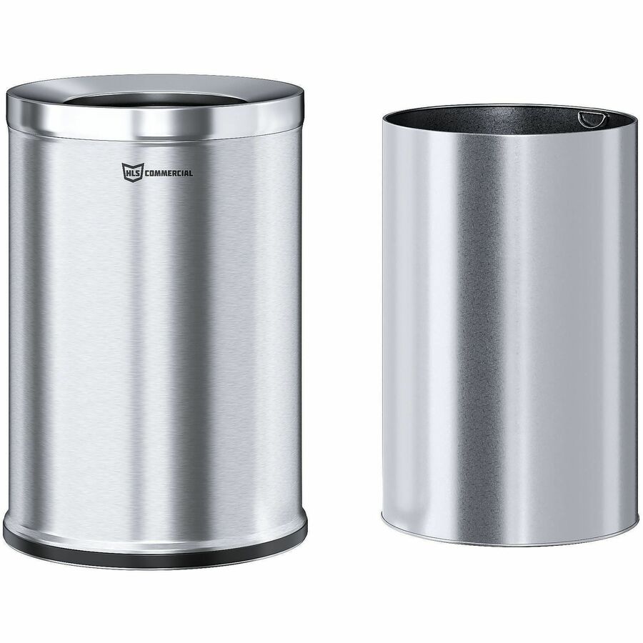 HLS Commercial 26-Gallon Round Open Top Trash Can - Alternate-Image2