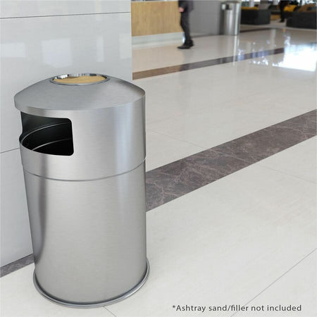 HLS Commercial 50-Gallon Dual Side-Entry Trash Can - Alternate-Image3