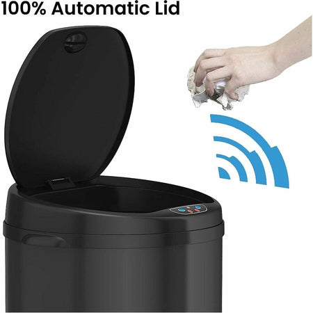 HLS Commercial 8-Gallon Sensor Trash Can - Alternate-Image1
