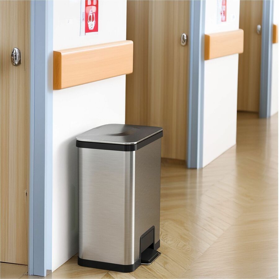 HLS Commercial AirStep Stainless Steel Step Trash Can - Alternate-Image2
