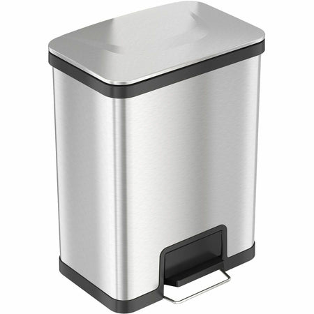 HLS Commercial AirStep Stainless Steel Step Trash Can - 2000