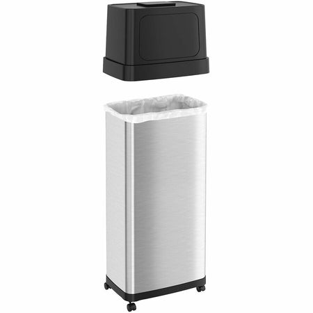 HLS Commercial Dual Push Door Odor Control Trash Can - Alternate-Image4