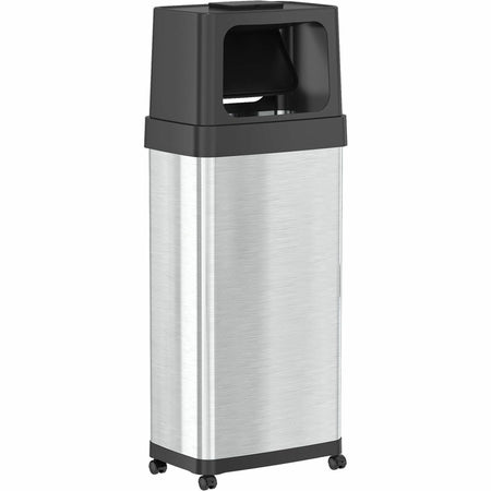 HLS Commercial Dual Push Door Odor Control Trash Can - 2000