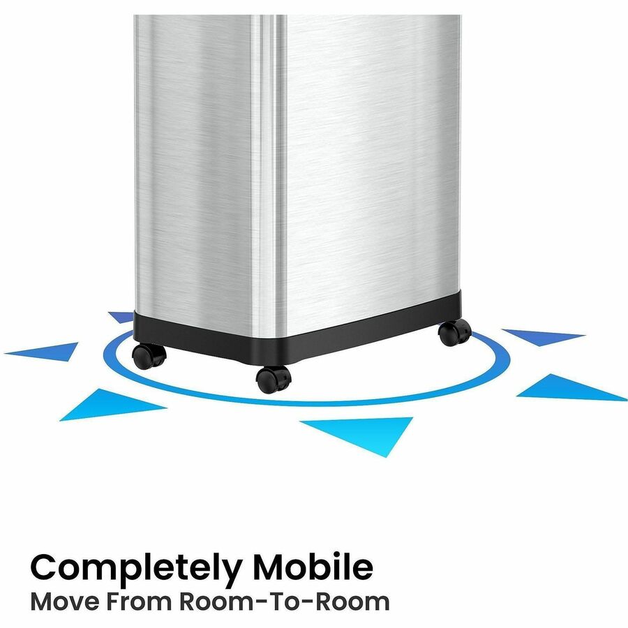 HLS Commercial Dual Push Door Odor Control Trash Can - Alternate-Image3