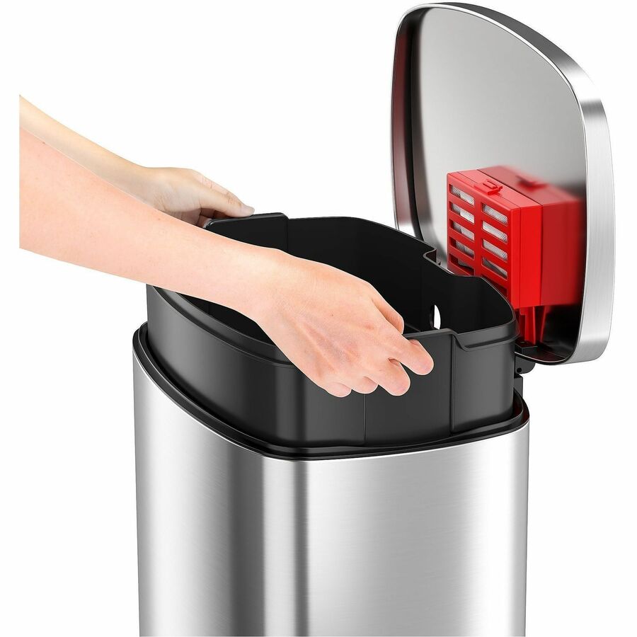 HLS Commercial Fire-Rated Soft Step Trash Can - Alternate-Image4