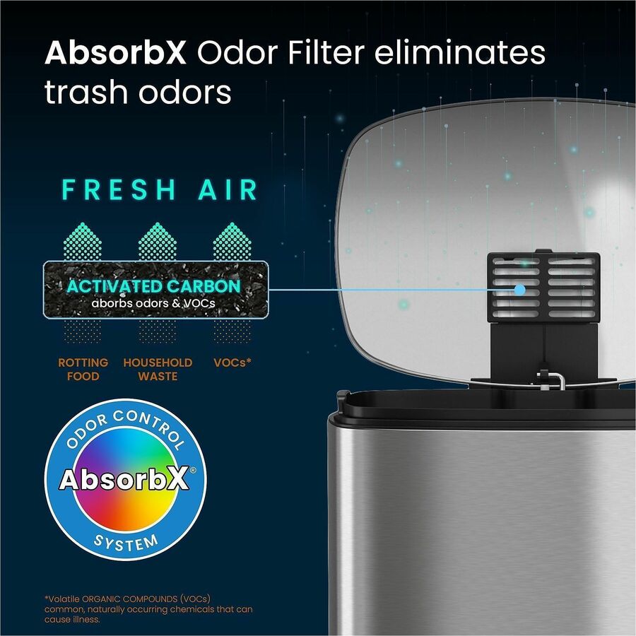HLS Commercial Fire-Rated Soft Step Trash Can - Alternate-Image3
